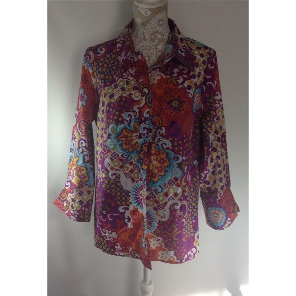 avenue by Jessica London Blouse‎ Multi-color Floral